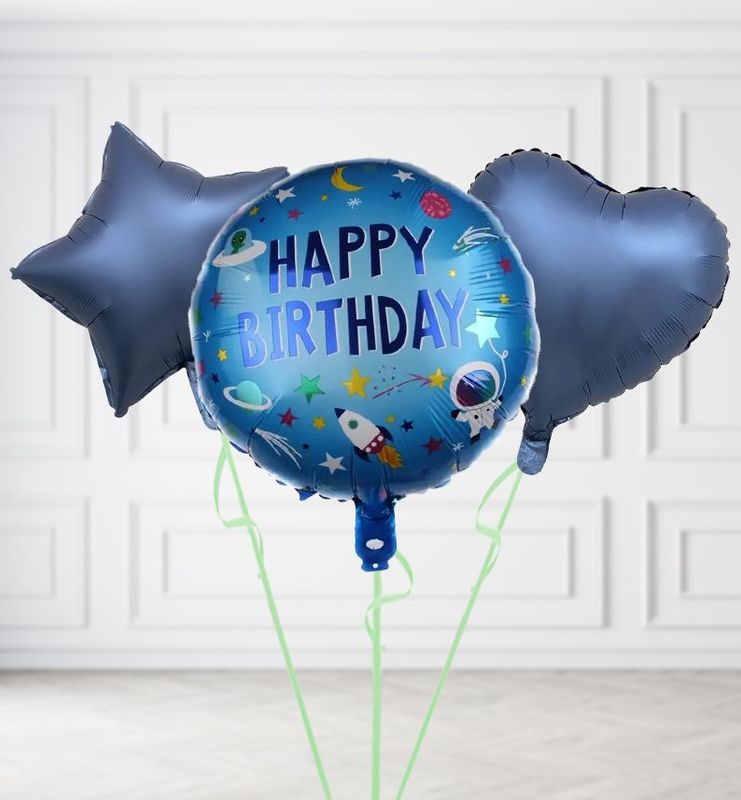 Happy Birthday Rocket Balloons