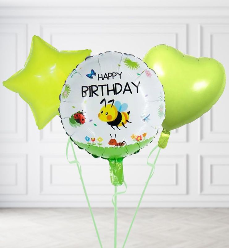 Happy Birthday Bee Balloons
