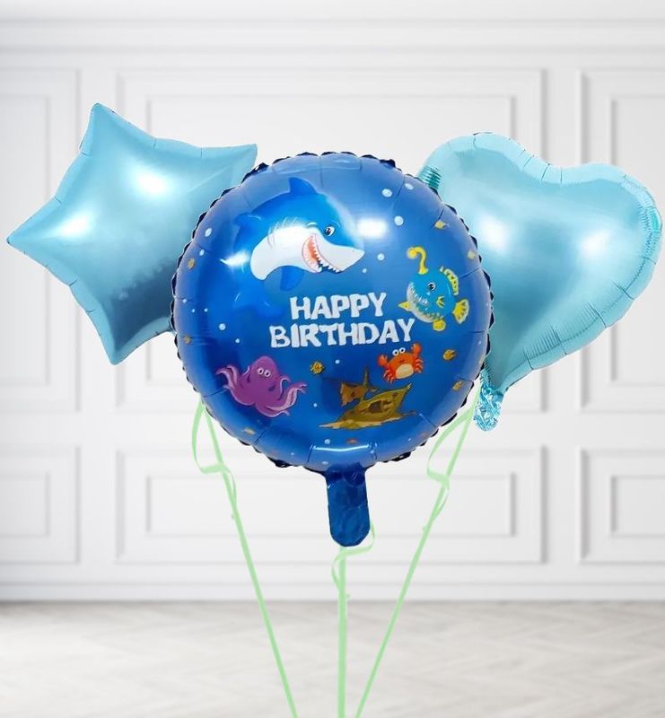 Happy Birthday Sea Creatures Balloons Happy Birthday Sea Creatures Balloons