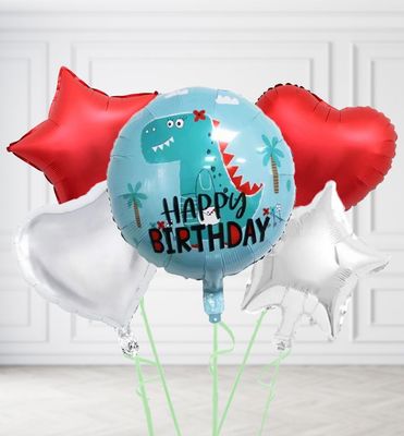 T Rex Happy Birthday Balloons T Rex Happy Birthday Balloons