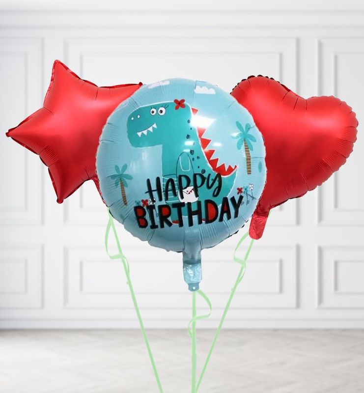 T Rex Happy Birthday Balloons T Rex Happy Birthday Balloons