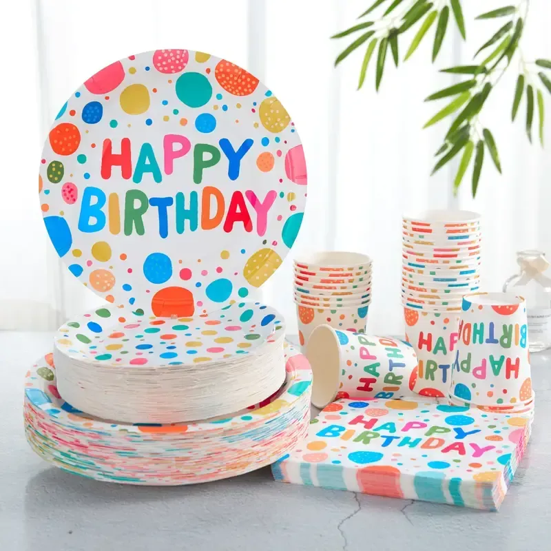 Tropical Happy Birthday Party Set