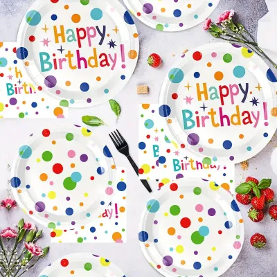 Happy Birthday Dots Party Set