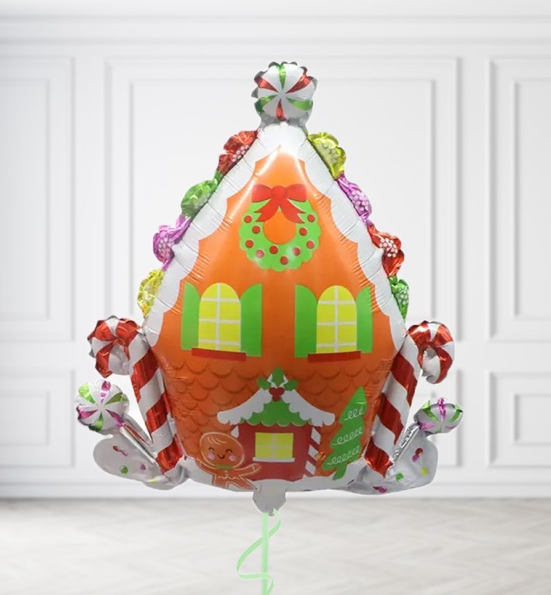 Gingerbread House Balloons