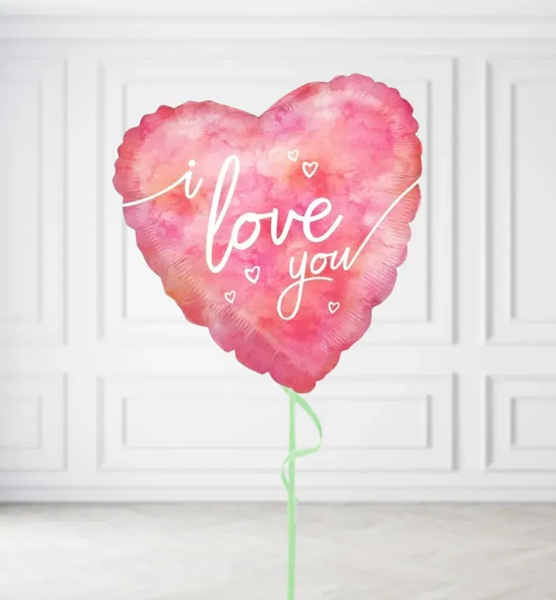 Pink I Love You Balloons Pink I Love You Balloons, Build a Helium Filled Bunch: No Extras
