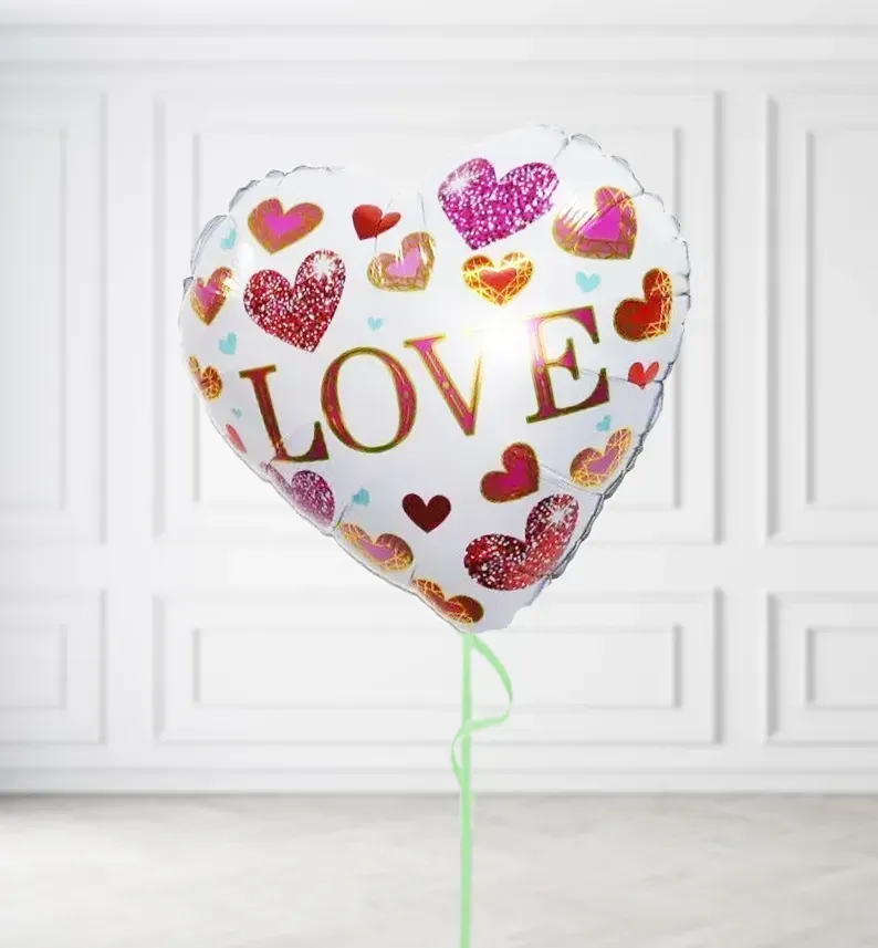 Love Heart Balloons Love Heart Balloons, Build a Helium Filled Bunch: No Extras