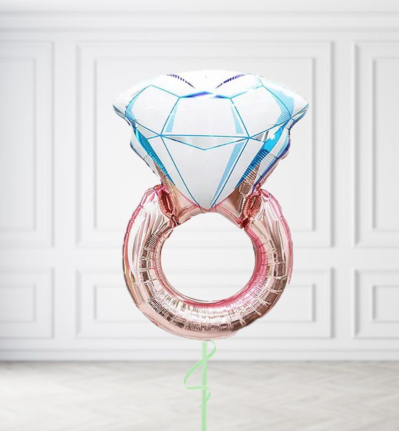 Rose Gold Ring Balloons