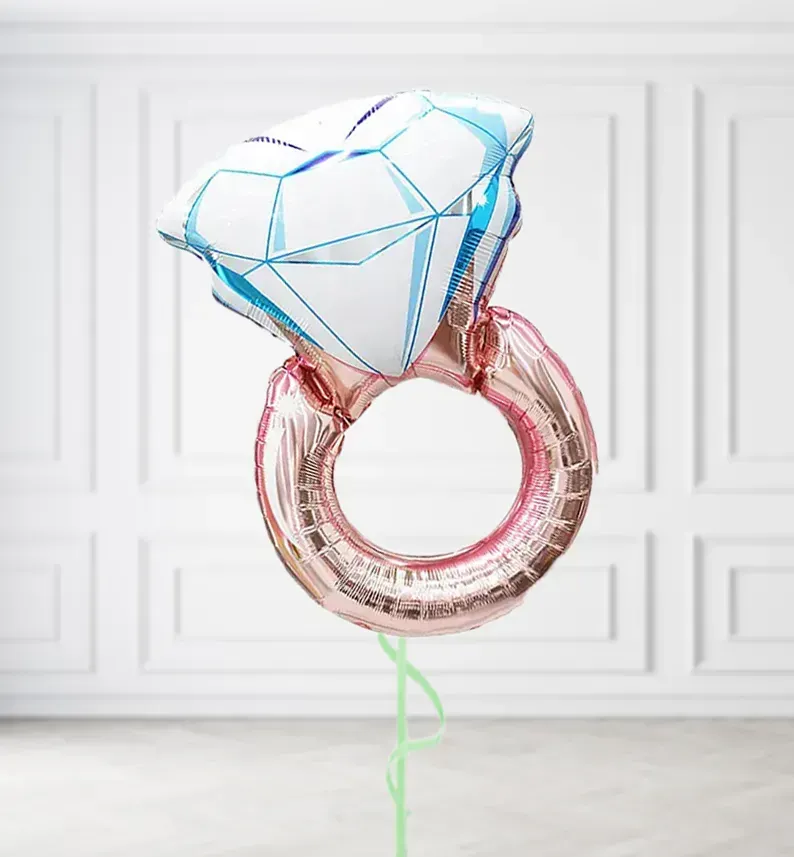 Rose Gold Ring Balloons Rose Gold Ring Balloons, Build a Helium Filled Bunch: No Extras