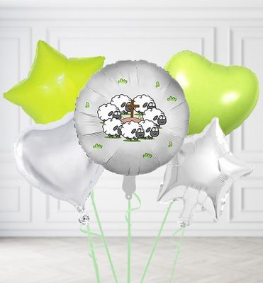 Happy Sheep Round Balloons