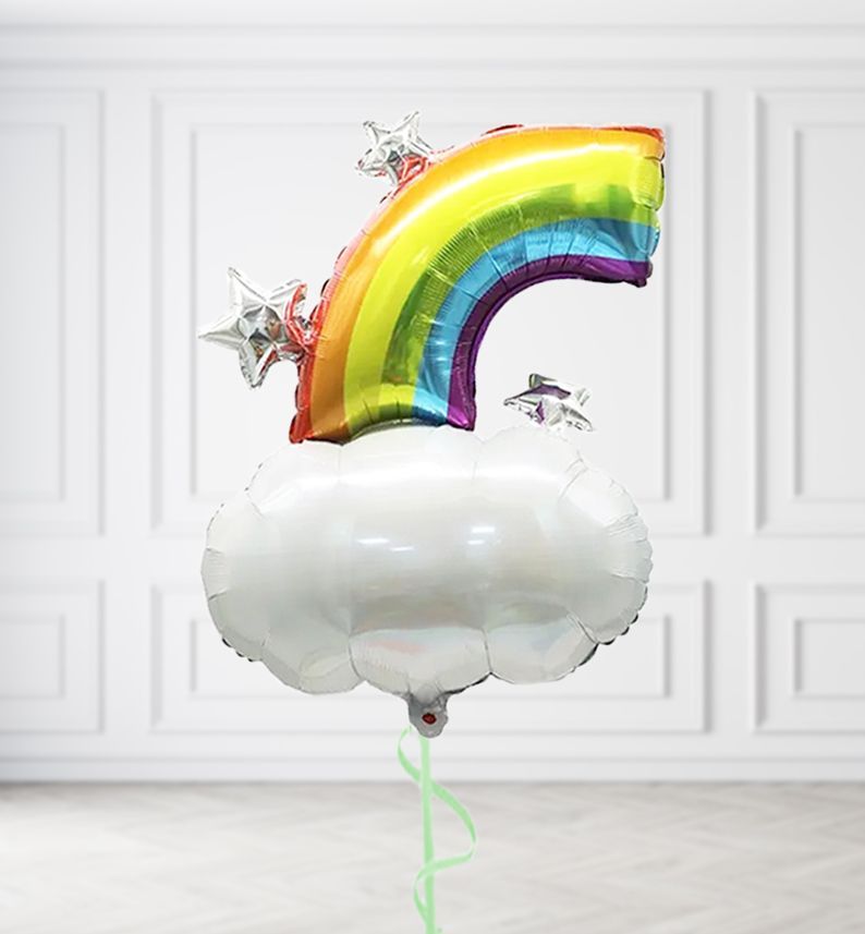 Half Rainbow Balloons, Build a Helium Filled Bunch: No Extras, Build a Bouquet: No Extras