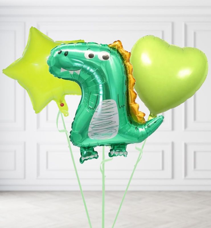 Green T Rex Balloons