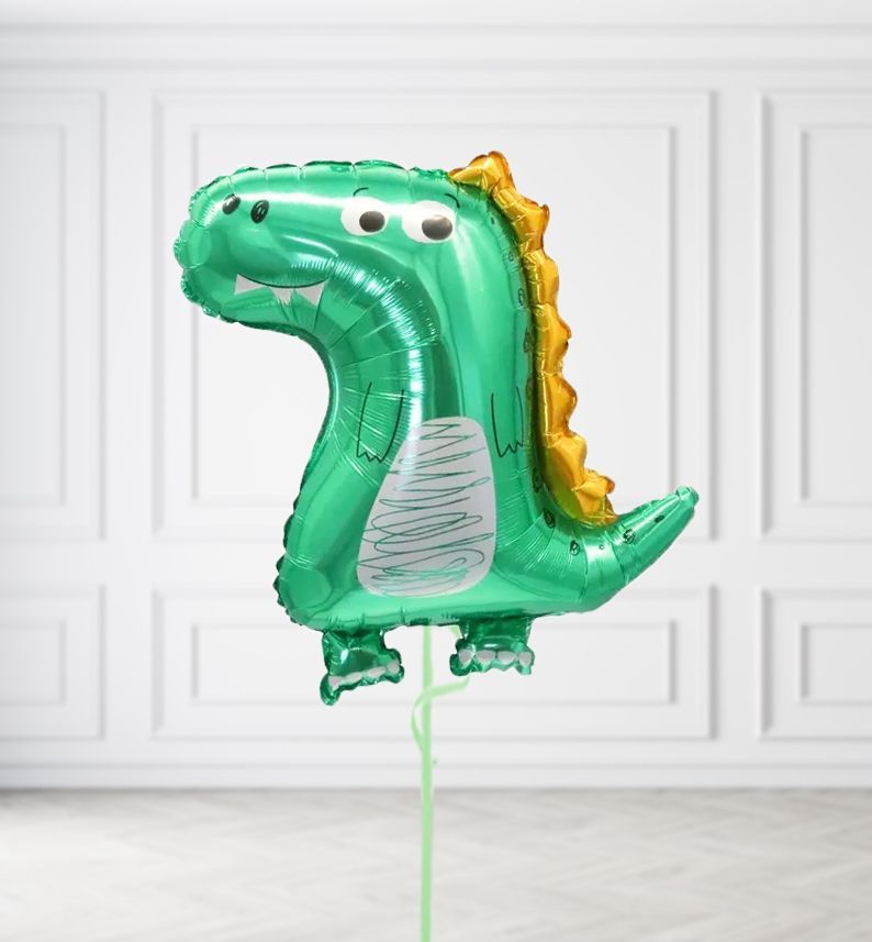 Green T Rex Balloons, Build a Helium Filled Bunch: No Extras, Supersize Bunch: No Extras