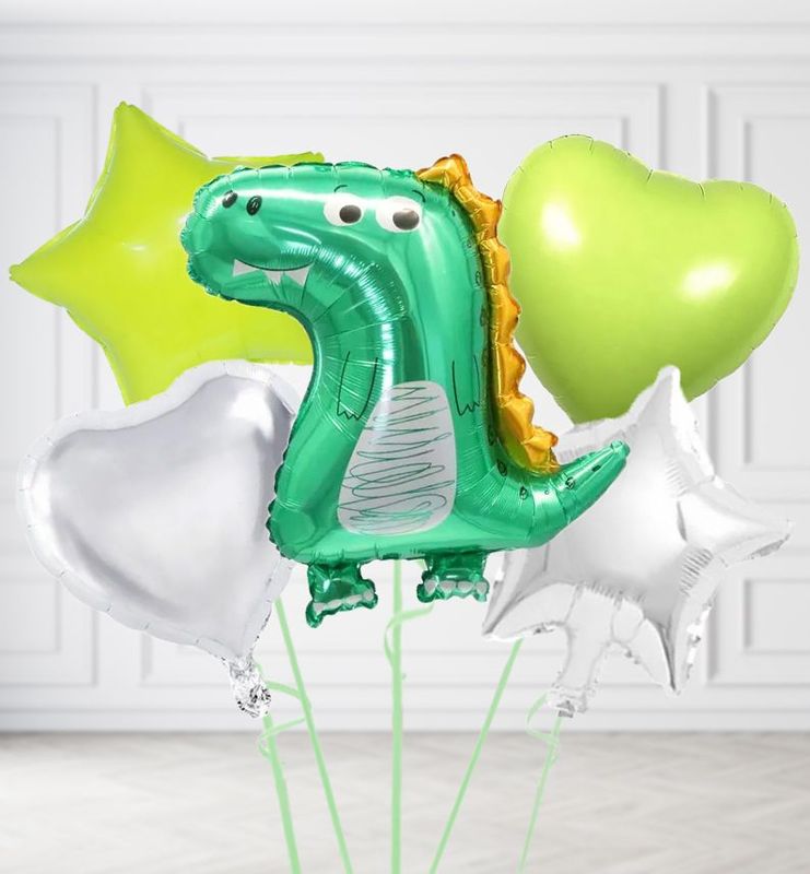 Green T Rex Balloons