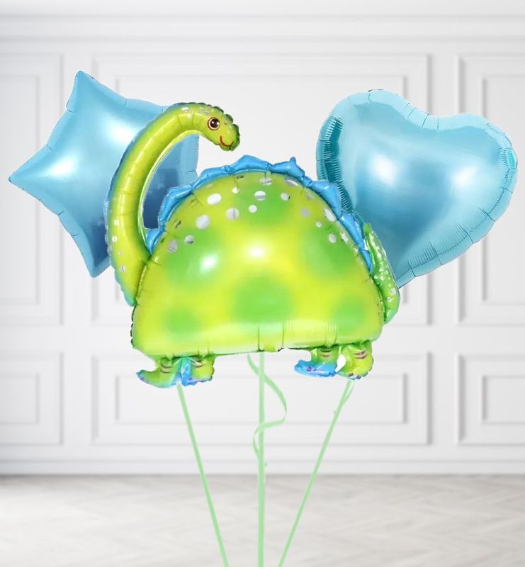 Green Brontosaurus Balloons