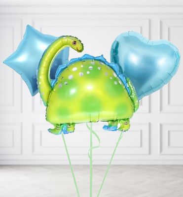 Green Brontosaurus Balloons