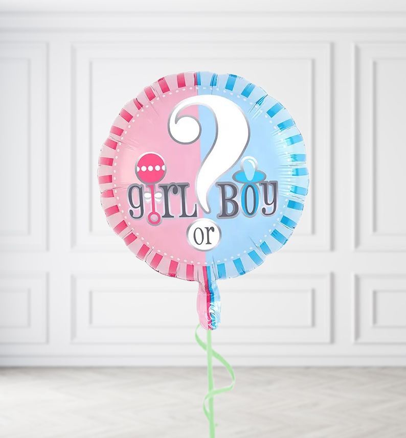Girl or Boy Balloons, Build a Helium Filled Bunch: No Extras, Build a Bouquet: No Extras