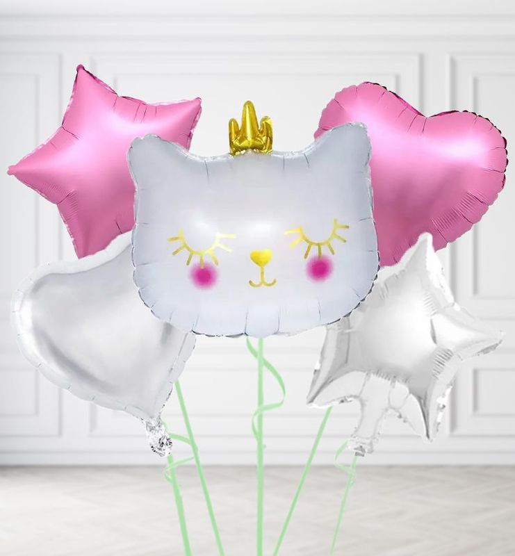 Contented Cat Balloons