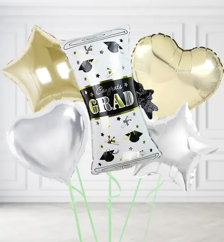 Vertical Graduation Scroll Balloons