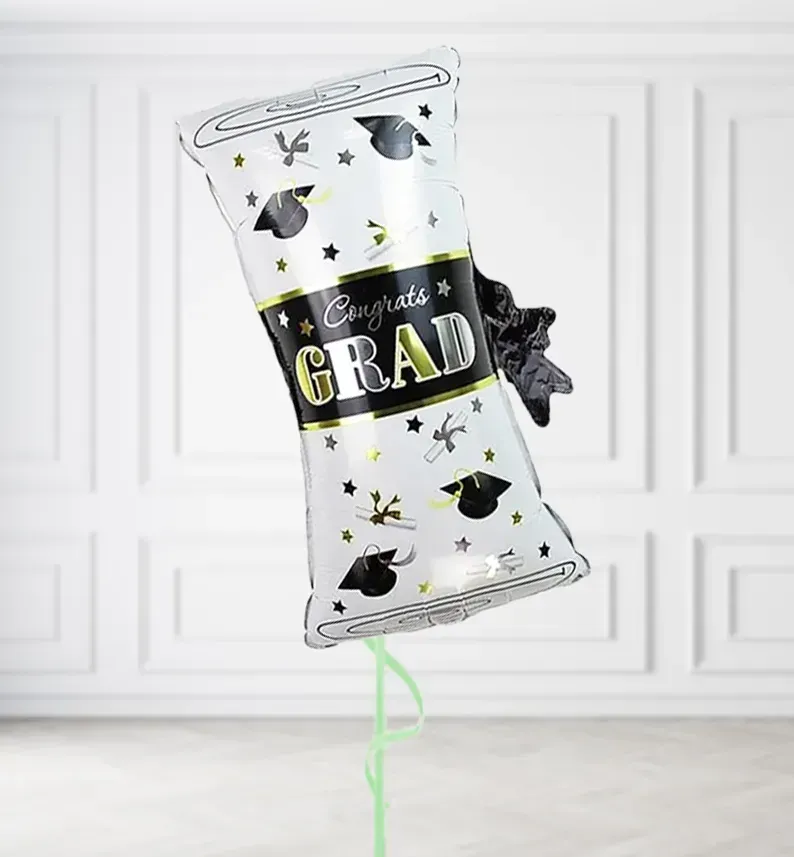Vertical Graduation Scroll Balloons Vertical Graduation Scroll Balloons, Build a Helium Filled Bunch: No Extras, Build a Bouquet: No Extras