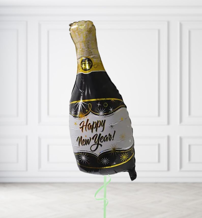 Happy New Year Bottle Balloons