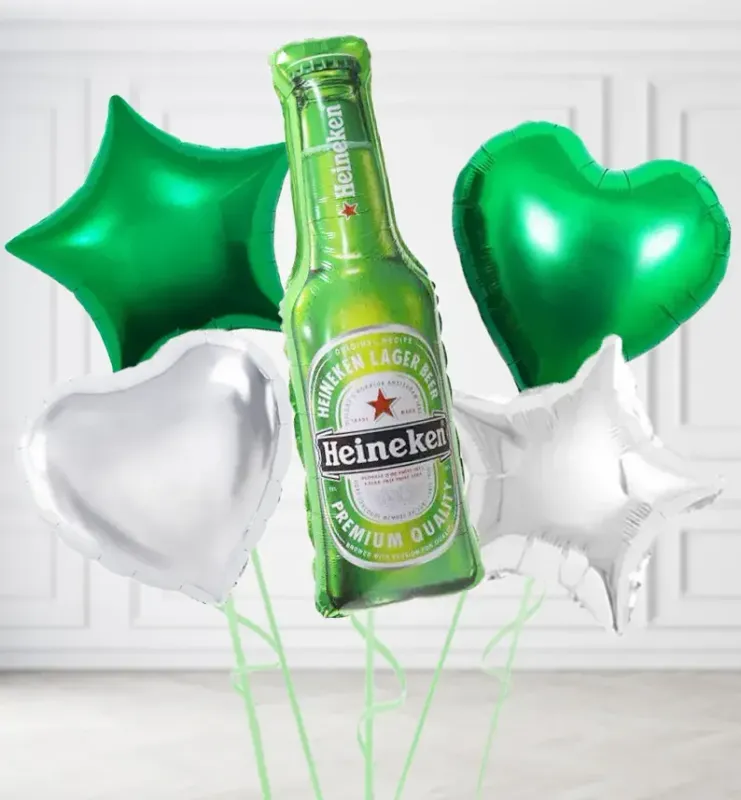 Jumbo Heineken Beer Bottle Balloons