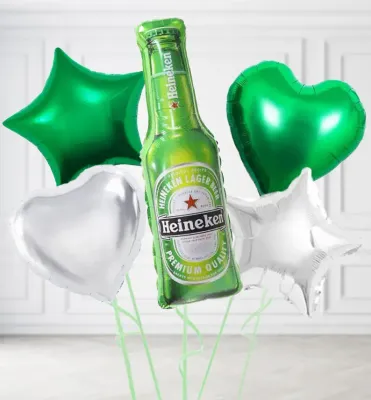 Jumbo Heineken Beer Bottle Balloons