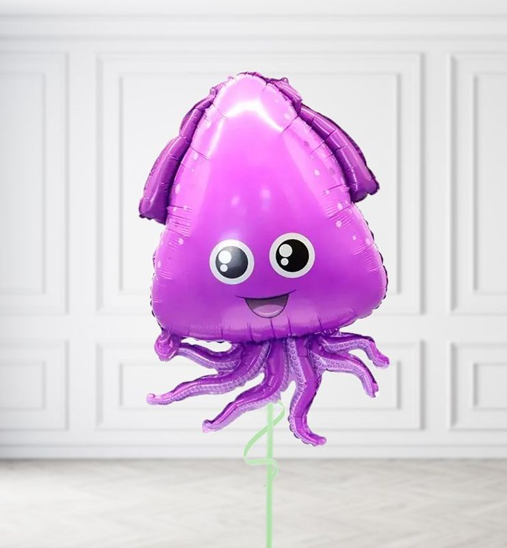 Purple Octopus Balloons