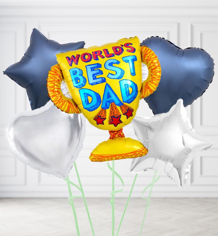 Worlds Best Dad Cup Balloons