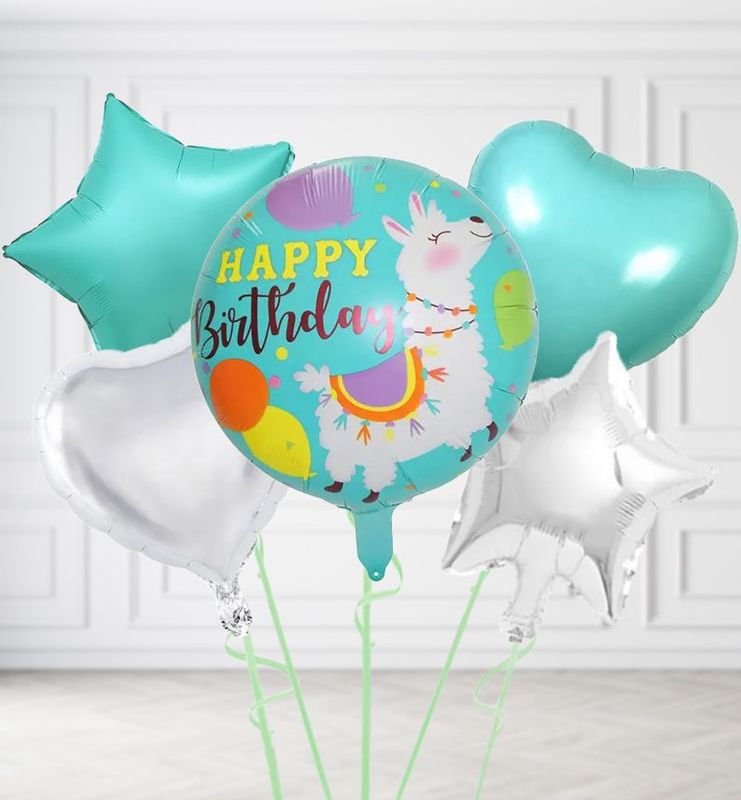 Llama Happy Birthday Balloons Llama Happy Birthday Balloons