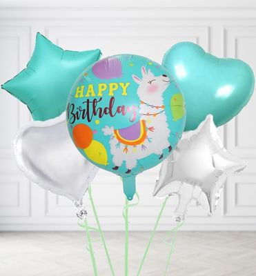 Llama Happy Birthday Balloons