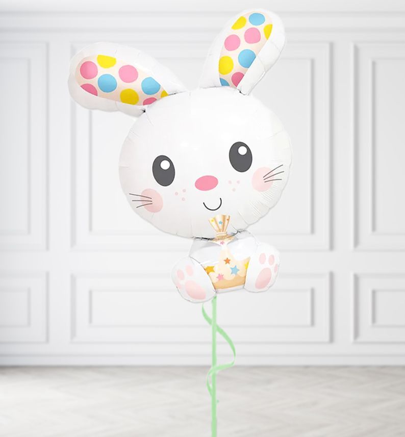 Spotty Bunny Balloons, Build a Helium Filled Bunch: No Extras, Build a Bouquet: No Extras