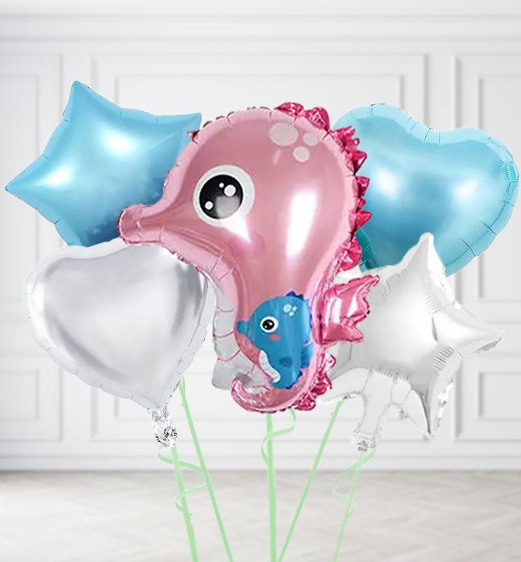 Pink Seahorse Balloons Pink Seahorse Balloons