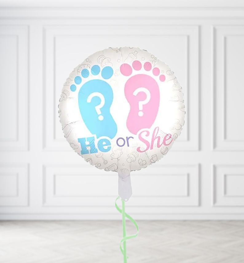 He or She Balloons, Build a Helium Filled Bunch: No Extras, Build a Bouquet: No Extras