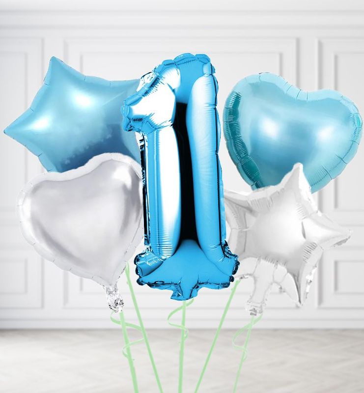 Blue Number Balloons Blue Number Balloons