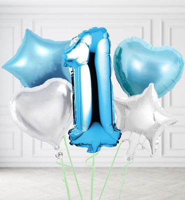 Blue Number Balloons Blue Number Balloons