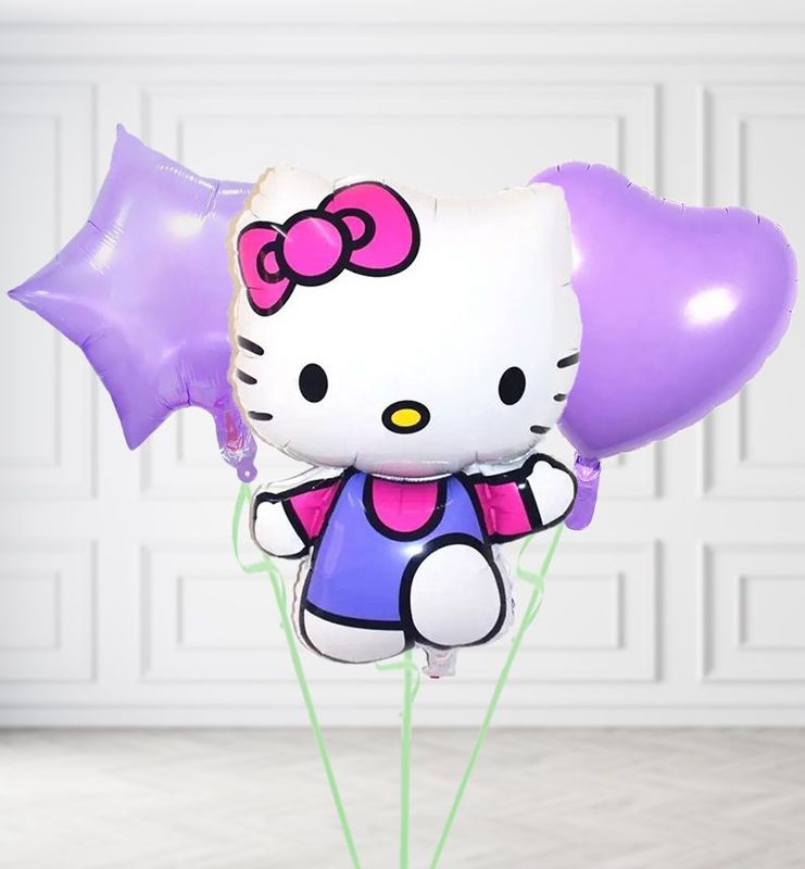 Purple Hello Kitty Balloons