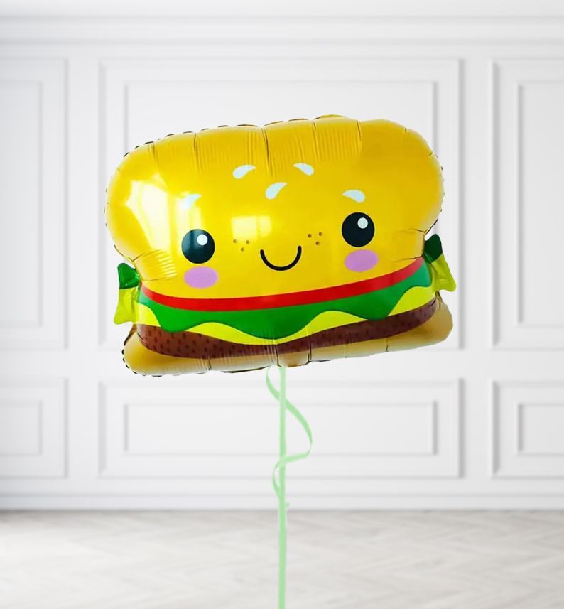Hamburger Balloons, Build a Helium Filled Bunch: No Extras, Build a Bouquet: No Extras