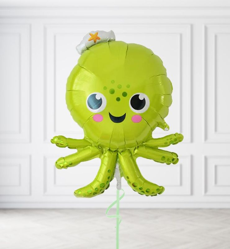 Green Octopus Balloons