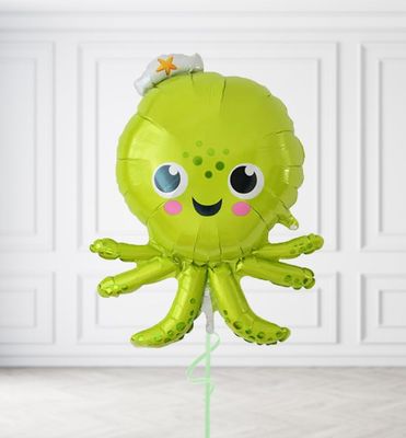 Green Octopus Balloons