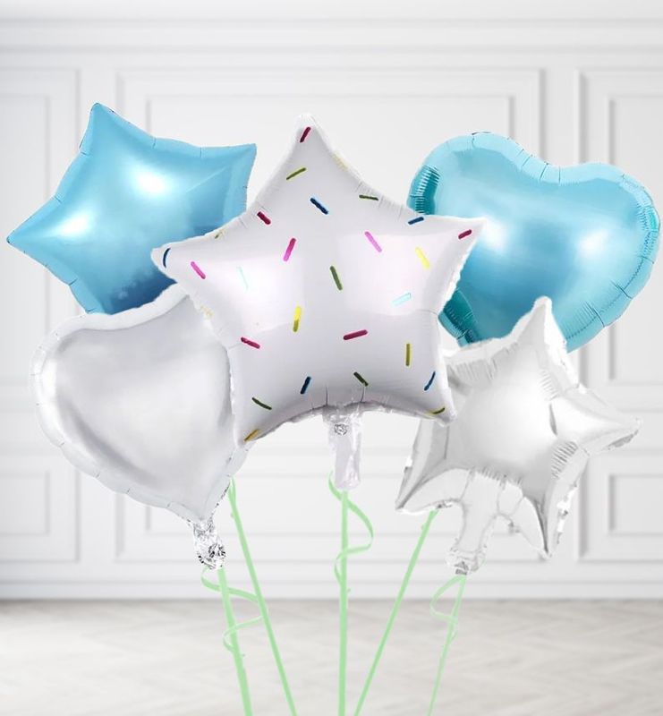 Sprinkled Star Balloons