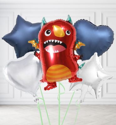 Red Alien Balloons