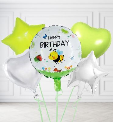 Happy Birthday Bee Balloons