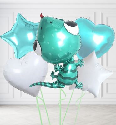 Teal Lizard Balloons Teal Lizard Balloons