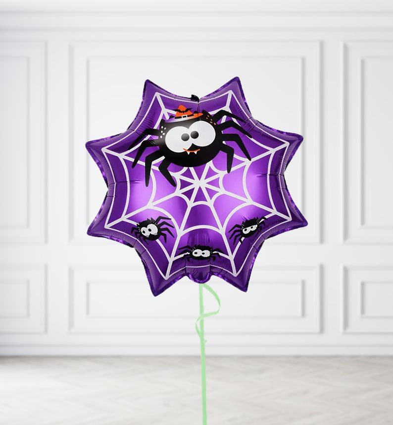 Spider Web Balloons, Build a Helium Filled Bunch: No Extras, Build a Bouquet: No Extras