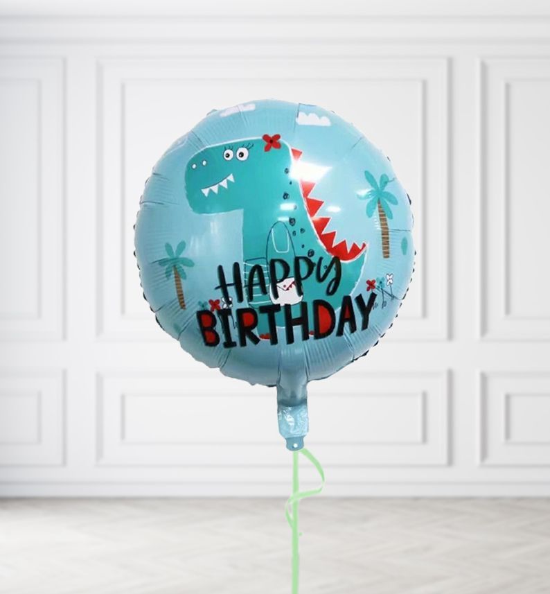 T Rex Happy Birthday Balloons, Build a Helium Filled Bunch: No Extras, Build a Bouquet: No Extras