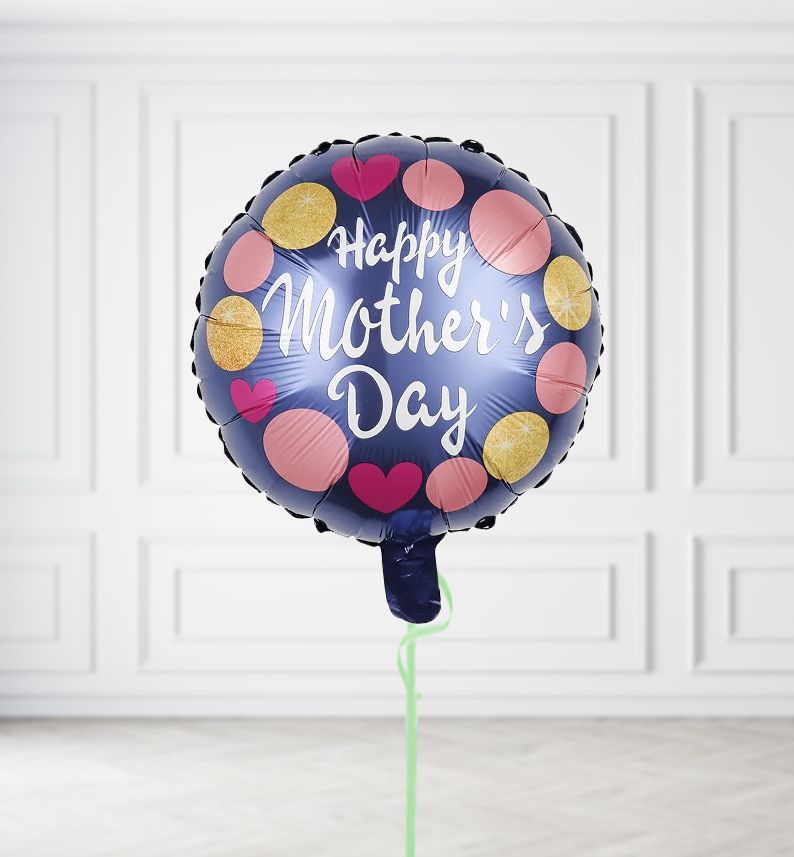 Navy Mothers Day Balloons Navy Mothers Day Balloons, Build a Helium Filled Bunch: No Extras, Build a Bouquet: No Extras