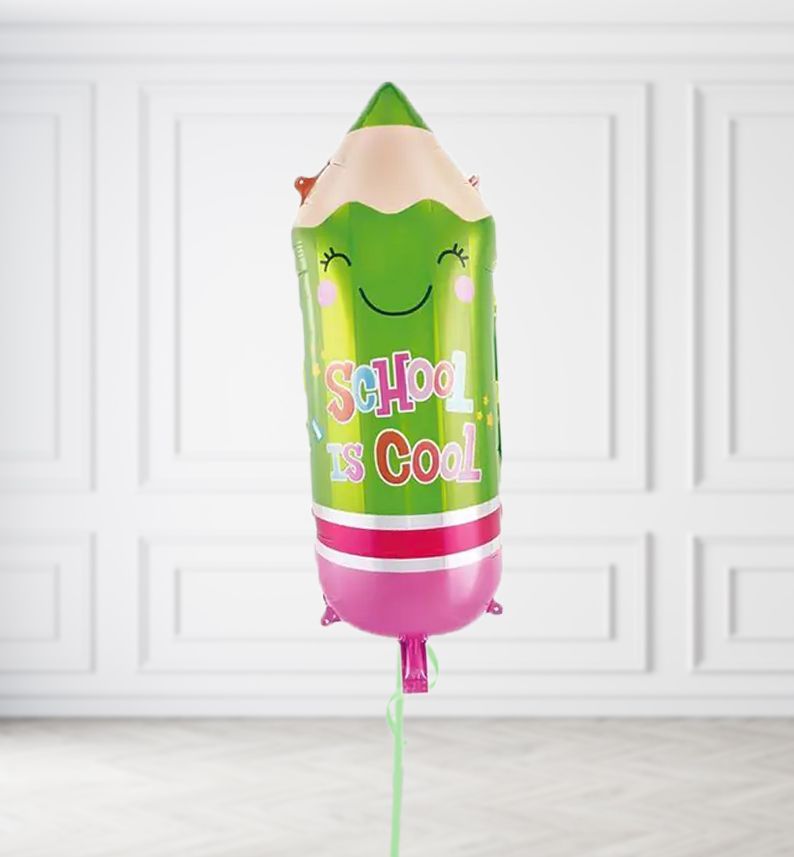 Green Pencil Balloons, Build a Helium Filled Bunch: No Extras, Build a Bouquet: No Extras
