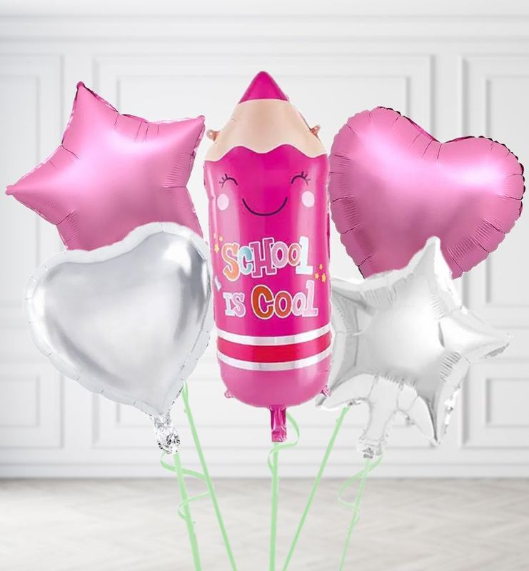 Pink Pencil Balloons
