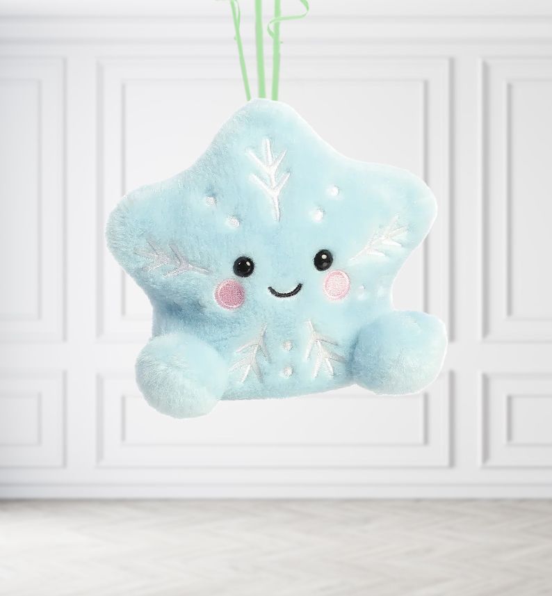 Aurora Frosty Snowflake Palm Pal Balloon Weight