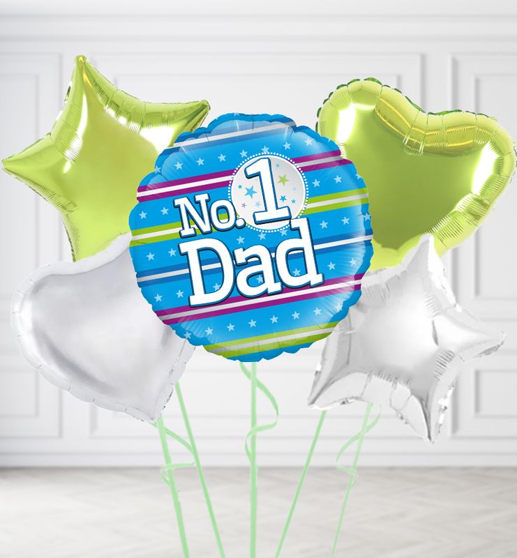 Number 1 Dad Balloons